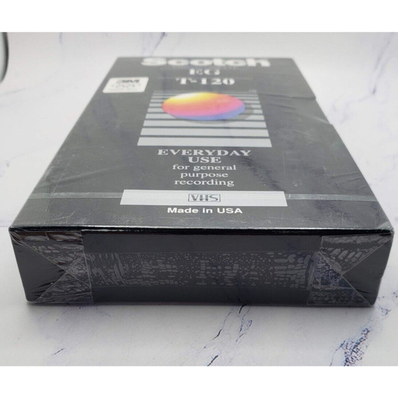 Lot of 4 Blank VHS Tapes T120 Video Recording VCR Sony And Scotch - Picture 4 of 8